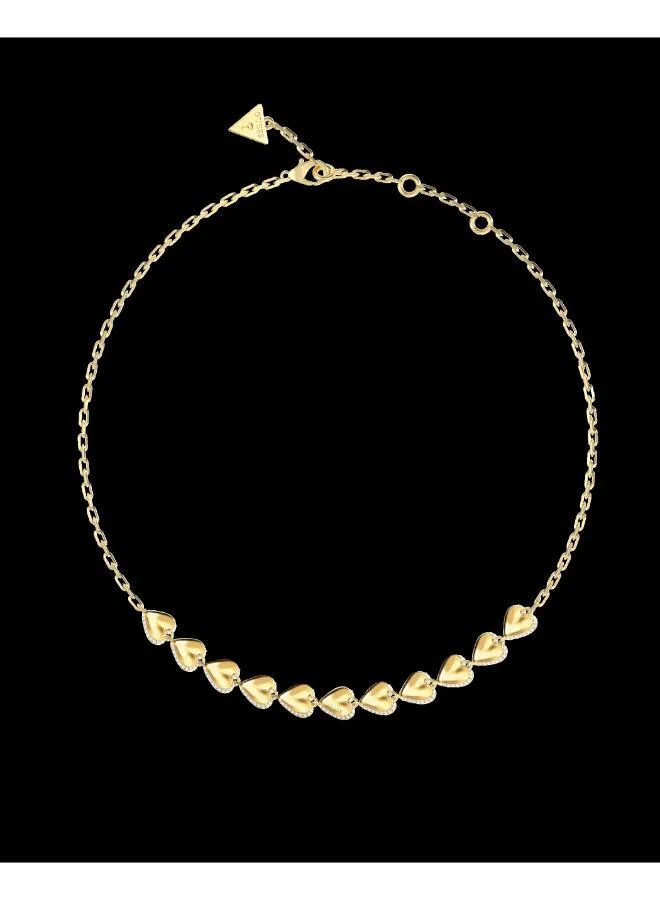 جس قلادة سلسلة قلوب متعددة